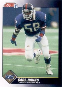Carl Banks New York Giants 1991 Score NFL #518